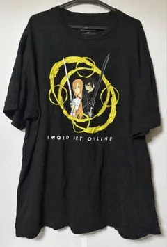 海外企画　ソードアートオンライン　Tシャツ　Lサイズ　アスナ　キリト　アニメT