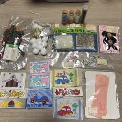 刺繍ワッペンと装飾品セット