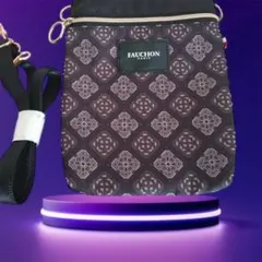 FAUCHON 幾何学模様 スマホショルダーバッグ