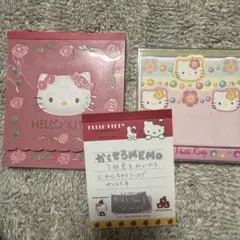 Hello Kitty メモ帳 ローズキティ　平成レア