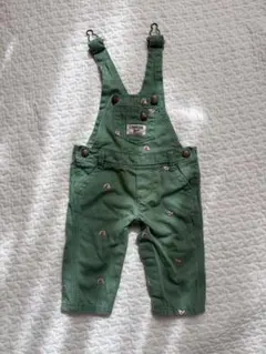 OshKosh B'gosh ロンパース グリーン 鳥刺繍