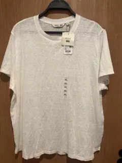 【新品・未使用】ユニクロ リネン クールネックTシャツのサムネイル