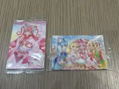 プリキュア ウエハース キュアプレシャス/デパプリ集合 2枚セット