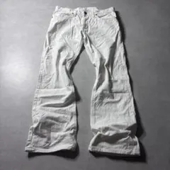 90s-00s Lee flare white denim swag y2k - メルカリ