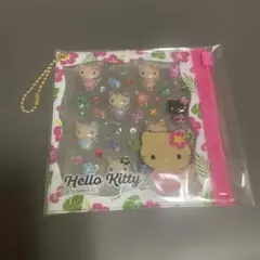 サンリオ　日焼けキティ　ぷっくりシール