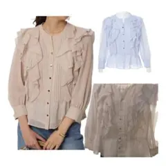 フリルショートブラウスJUSGLITTY 新品未使用