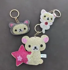 リラックマ いちご キラキラ ストラップ - メルカリ