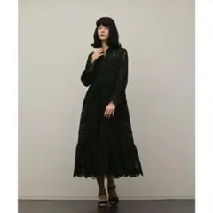 美品】【LOKITHO ロキト】コットンボーラー 刺繍 ワンピース(M) - メルカリ