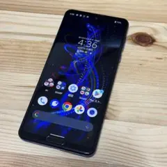 10849 【外観美品】AQUOS R5G アースブルー　SIMフリー