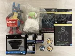 1番くじ　ポケモン　メガシンカ　ルカリオ　サーナイト　ぬいぐるみ　12点セット