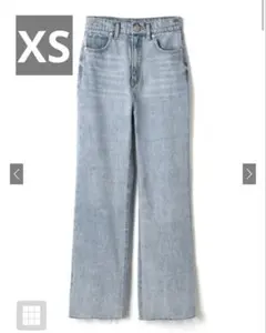 GRL フリンジヘムセミフレアデニムパンツ [cu166] タグ付き 新品