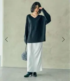 LEPSIM レプシム　レプシィム ストレッチサテンスカート2 フリーサイズ