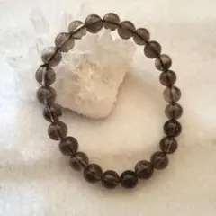 天然石 スモーキークォーツ ビーズブレスレット 週末限定価格‼️