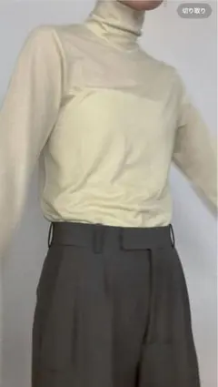 digne long sleeve turtle cream yellowのサムネイル