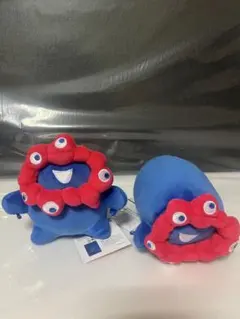 関西万博 EXPO2025ミャクミャク もっちりぬいぐるみ 立と横の2体セット