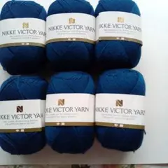 NIKKE VICTOR YARN ダークブルー 50g