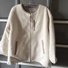 グローバルワーク　ブルゾン アウター リバーシブルボアブ