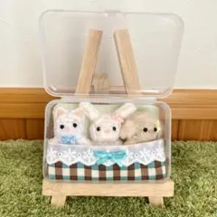 おでかけケース　お布団付き　持ち運び　収納　推し活　赤ちゃん　5cmぬいグッズ