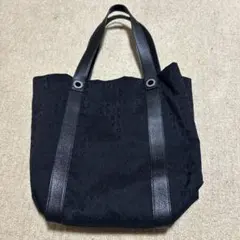 BVLGARI ロゴマニア トートバッグ ブラックのサムネイル