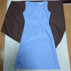 【NETTO di MAMMINA】水玉ノースリーブワンピース　38 Mサイズ