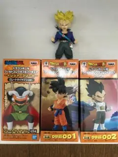 ドラゴンボールワールドコレクタブルフィギュア4体セット 商品の説明をお読み下さい