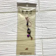 花模様の携帯ストラップ