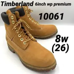 8w Timberland ウォータープルーフプレミアム　6インチブーツ