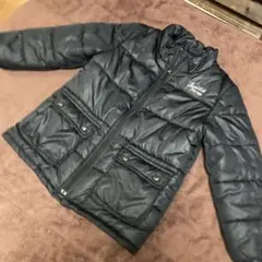 BeBe ダウン風ジャケット　ブラック　130 べべ　状態