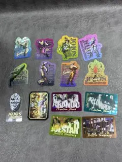 ジョジョ　ダイカットクリアステッカー　14種セット(シークレット1種含む)