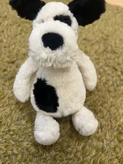 【JELLY CAT】Bashful Black&Cream Puppy 犬