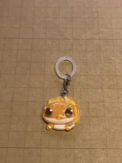 【ハンドメイド】めじるしアクセサリー　とかげ レオパードゲッコー 茶　ぷっくり④