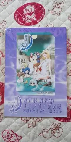 真月譚月姫 台紙付きしおり4枚セット 単行本5巻アニメイト限定版特典 本なし