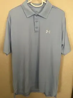 UNDER ARMOUR ポロシャツ ライトブルー Lのサムネイル