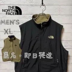 【希少】THE NORTH FACE メンズ XL ブラック/ベージュ ベスト