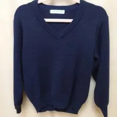 ネイビー Vネック セーター サイズ120