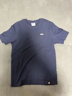 メンズ　 adidas Tシャツ 半袖　ネイビー