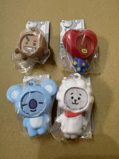 BT21 フォトフレームマスコットガチャ4個