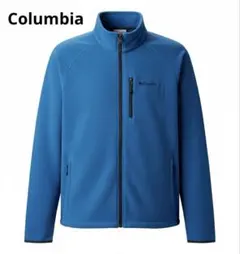 Columbia フリースジャケット 青