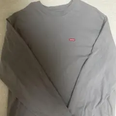 supreme small box logo ロンT グレイ　Mサイズのサムネイル