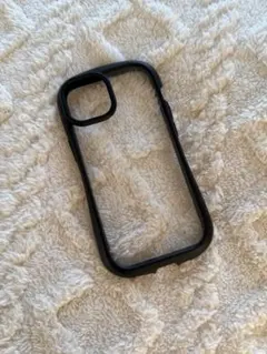 iPhone14対応　クリアブラックハードケース