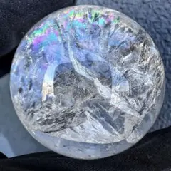 爆レア❗️アゼツライト☆レインボー☆ヒマラヤ水晶 丸玉☆虹☆パワー