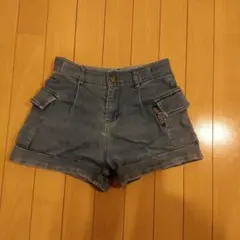 Lovetoxic 140cmデニムショートパンツ