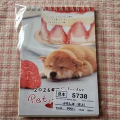 未使用品 Petit shiba ぷちしば 卓上カレンダー 2026のサムネイル