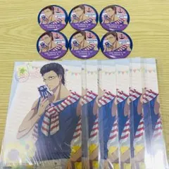 新テニスの王子様 木手永四郎 缶バッジ ポストカードセット