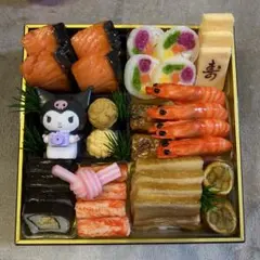 最終値下げ‼️訳ありリアルおせちセット クロミちゃんインテリア置物