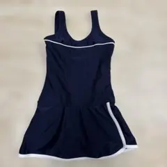 ネイビー ワンピース水着 130㎝