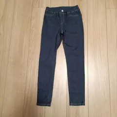 GU のびのびデニム レギンスパンツ 130