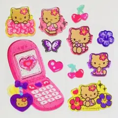 平成はっぴーフォン ハローキティ 日焼け サンリオ 正規品 おすそ分け