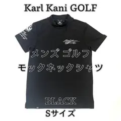 【Karl Kani Golf】 メンズ ゴルフ モックネックシャツ BK S
