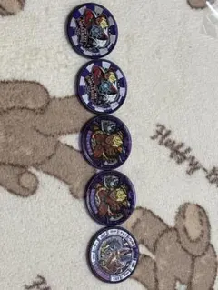 妖怪ウォッチ　エンマ　メダル5枚セット